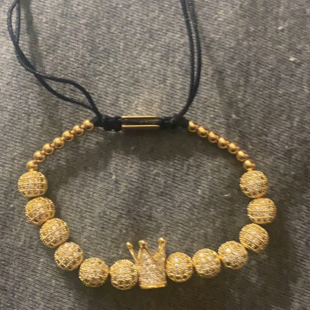 Men’s king crown bracelet